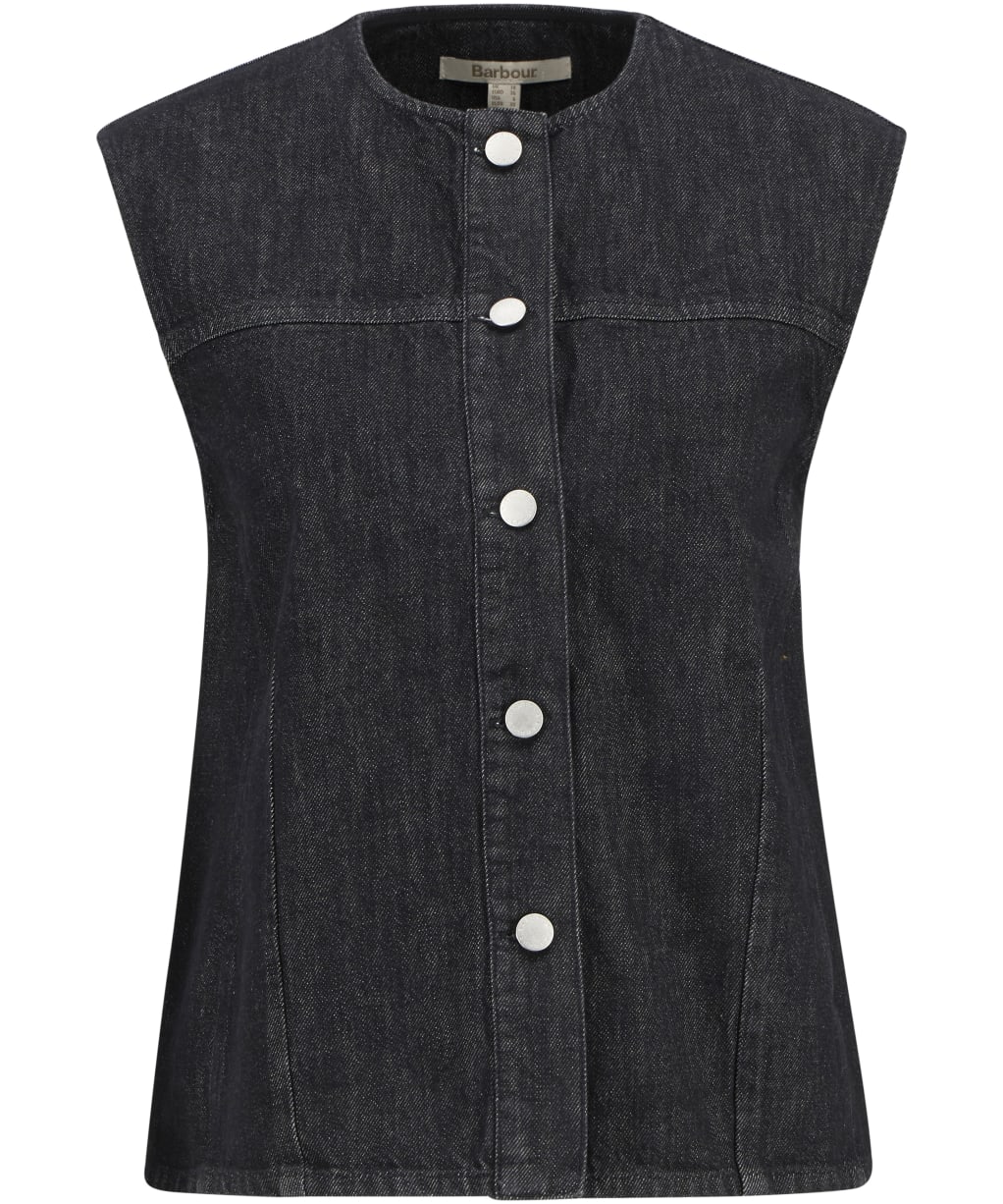 Women's Barbour Myra Denim Shirt - Black Denim