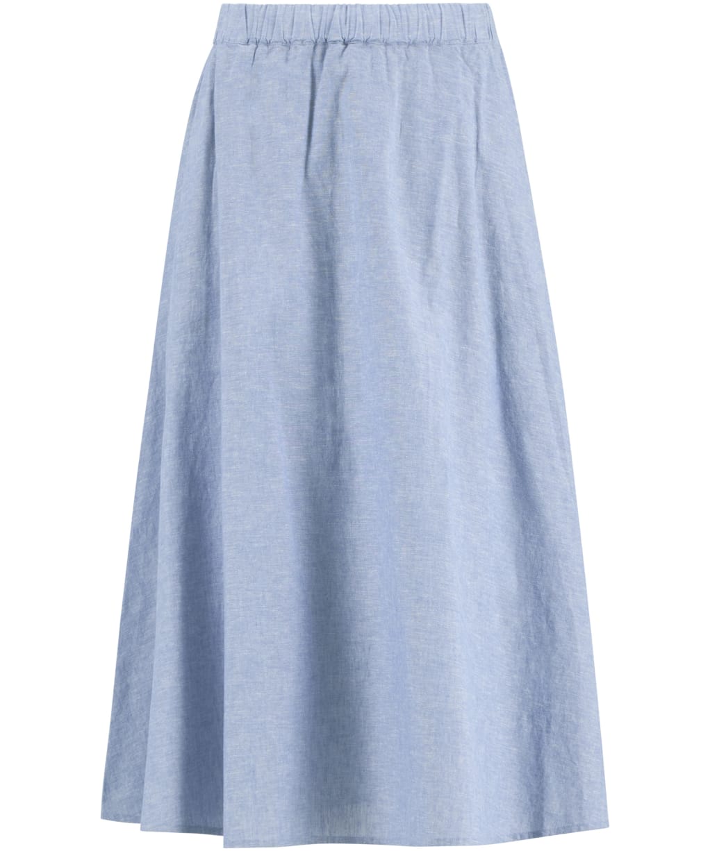 Women's Barbour Sutton Midi Skirt - Light Chambray