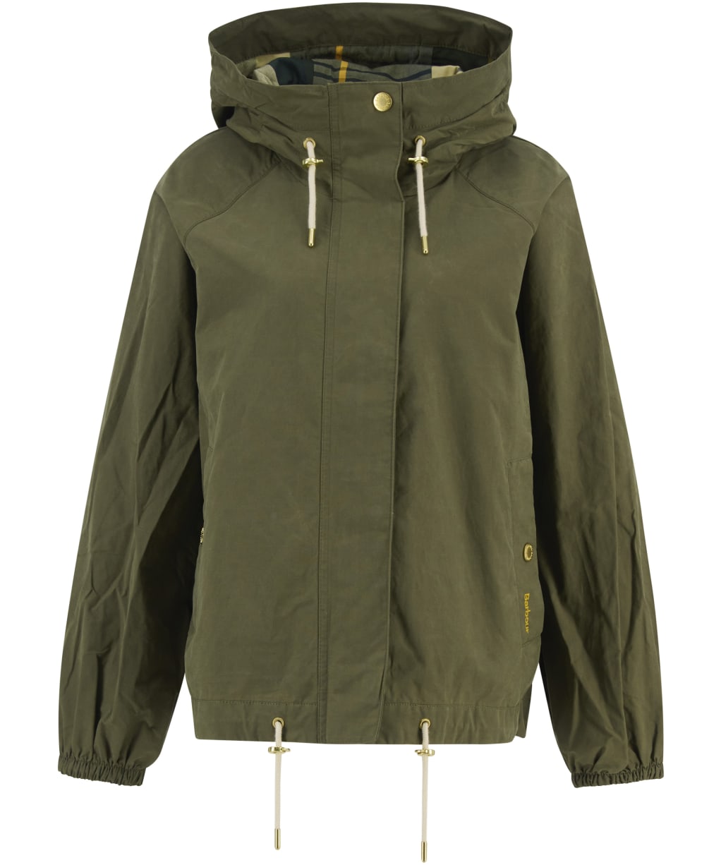 Women's Barbour Hawkridge Showerproof Jacket - Ivy Green / Ancient
