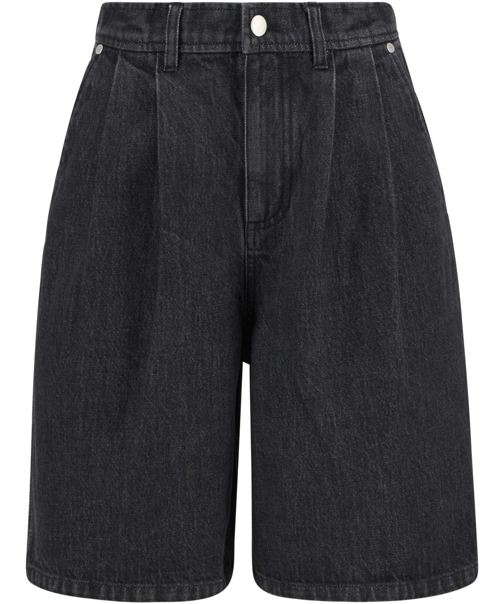 Women's Barbour Myra Denim Shorts - Black Denim