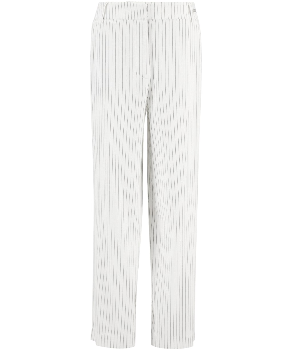 Women's Barbour Sloane Trousers - White / Dark Navy