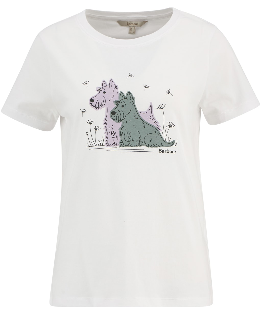 Women's Barbour Clover T-Shirt - White