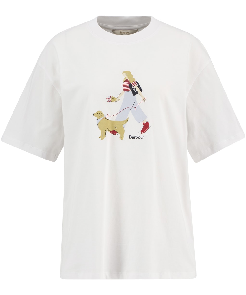 Women's Barbour Derwent T-Shirt - White