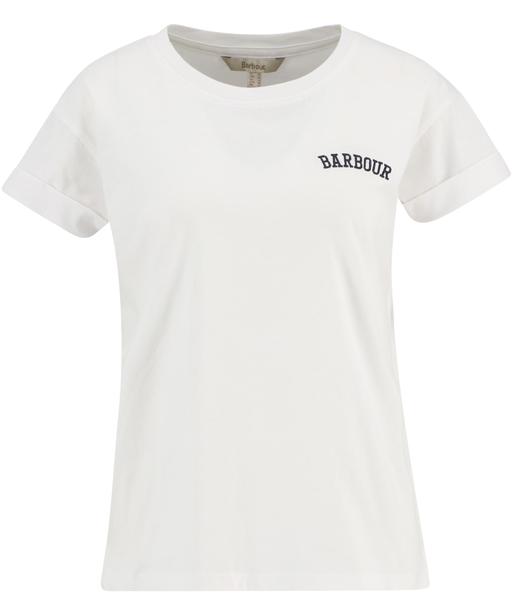 Women's Barbour Bede T-Shirt - White