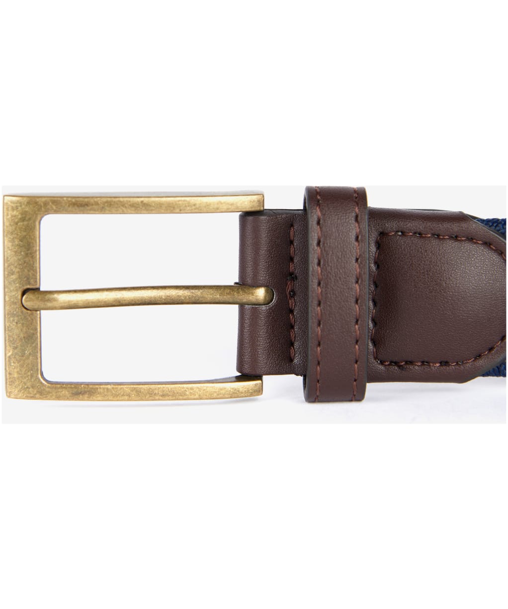 Men's Barbour Nevis Webbing Belt - Navy