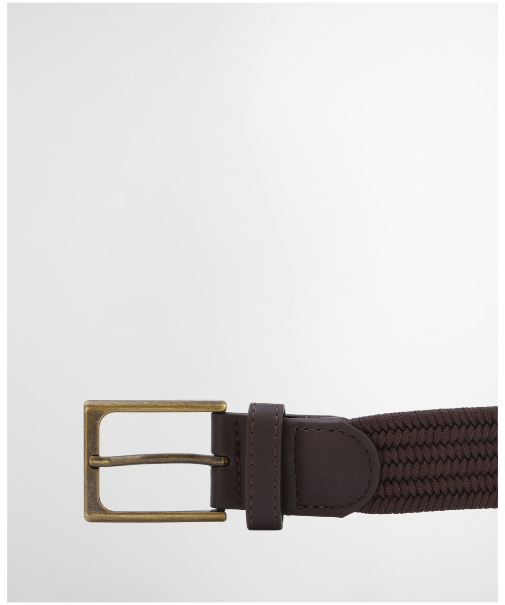 Men's Barbour Nevis Webbing Belt - Peppercorn