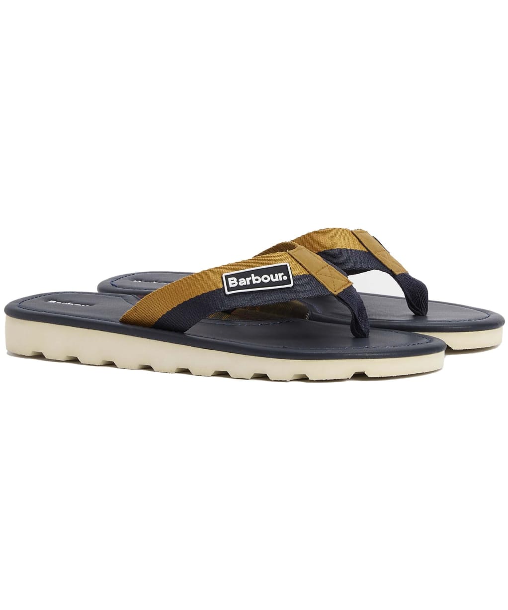 Men's Barbour Harker Sandal - Navy / Ochre