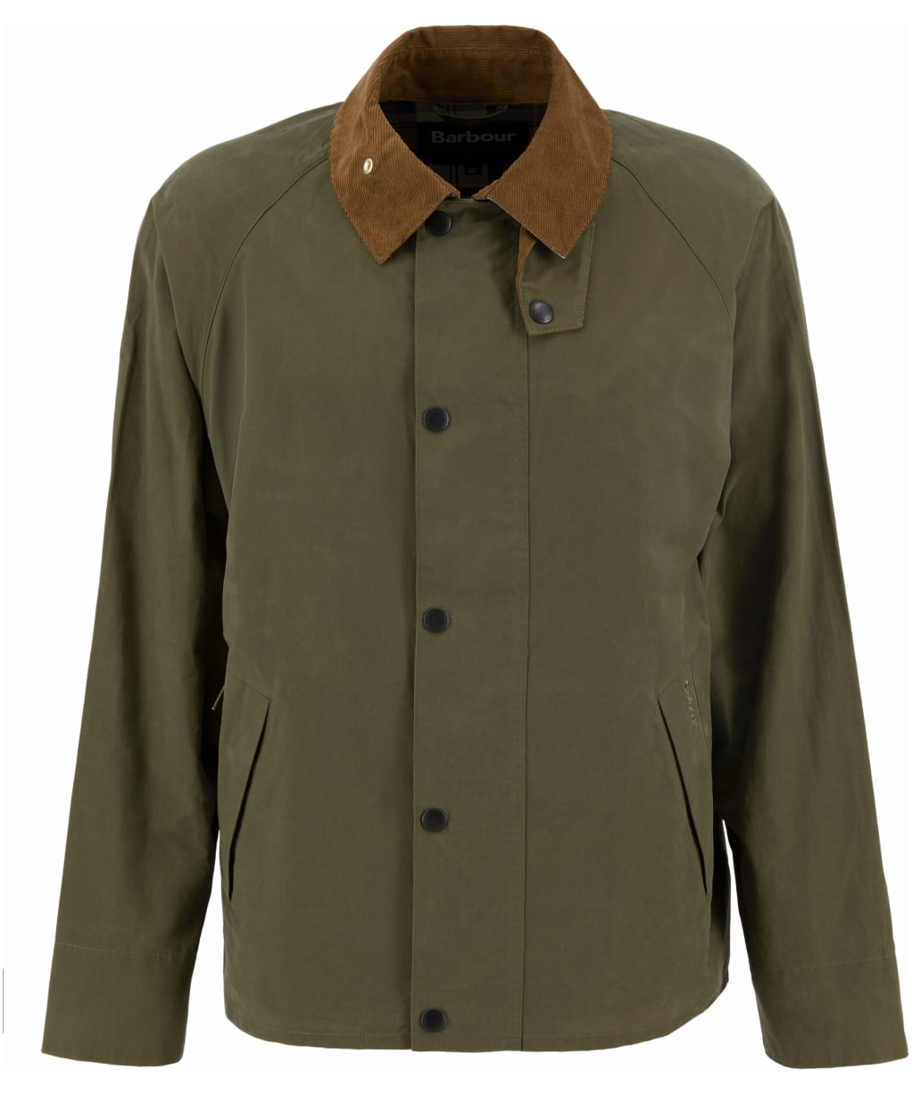 Men's Barbour Icons Transport Casual Jacket - Ivy Green