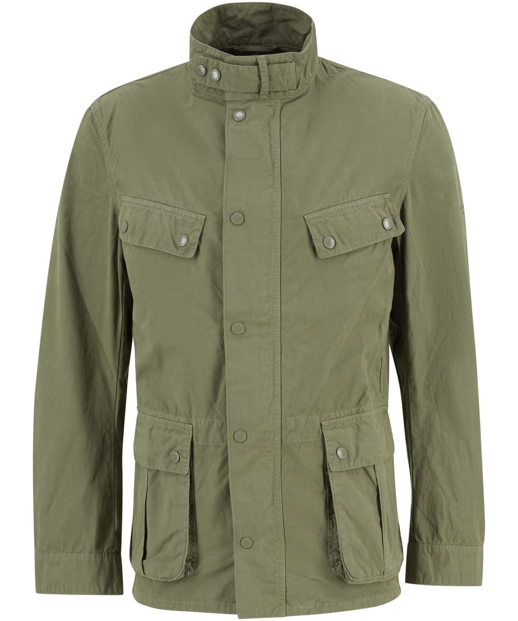 Men's Barbour International Garment Dyed Duke Casual Jacket - Burnt Olive