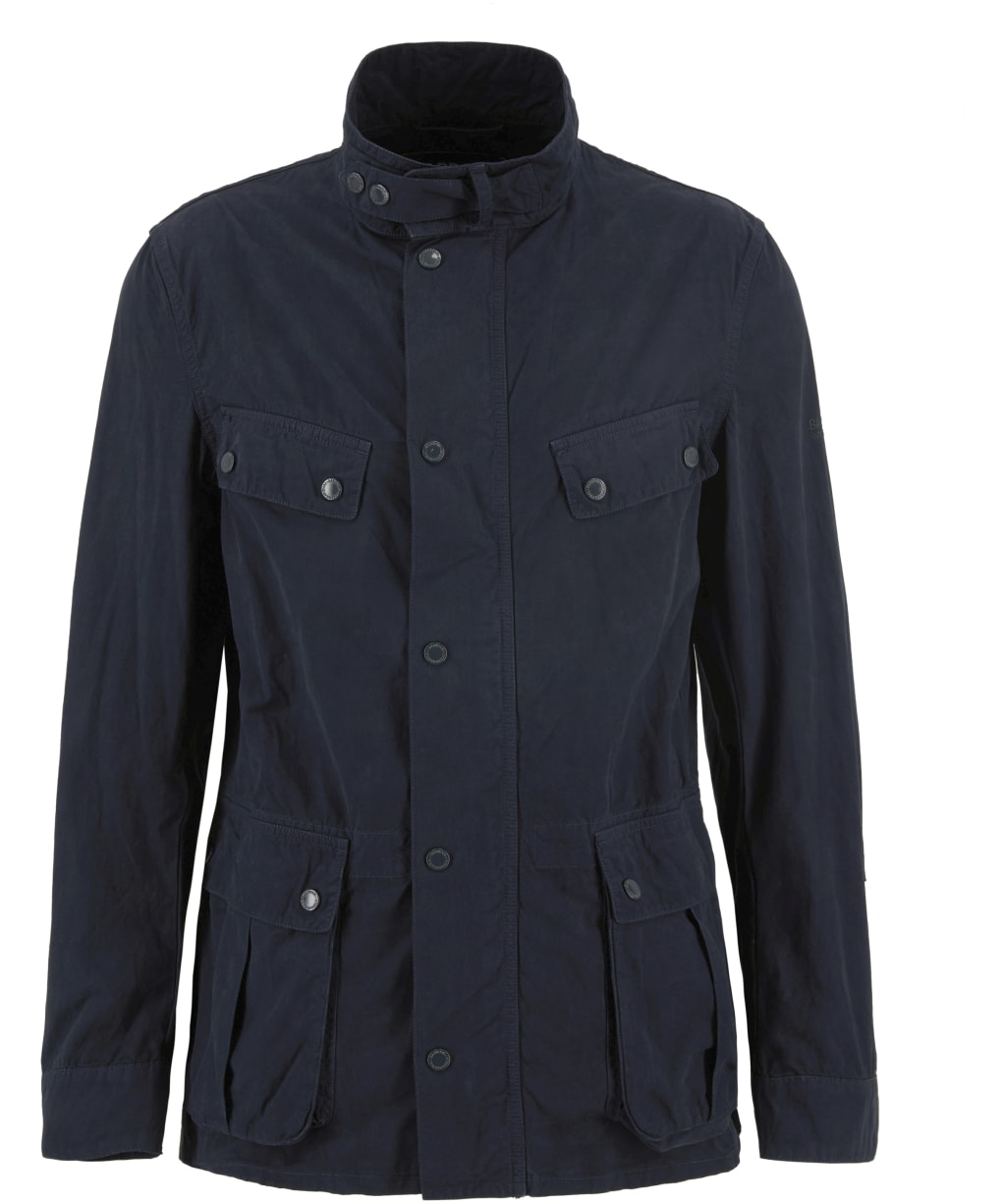 Men's Barbour International Garment Dyed Duke Casual Jacket - Navy