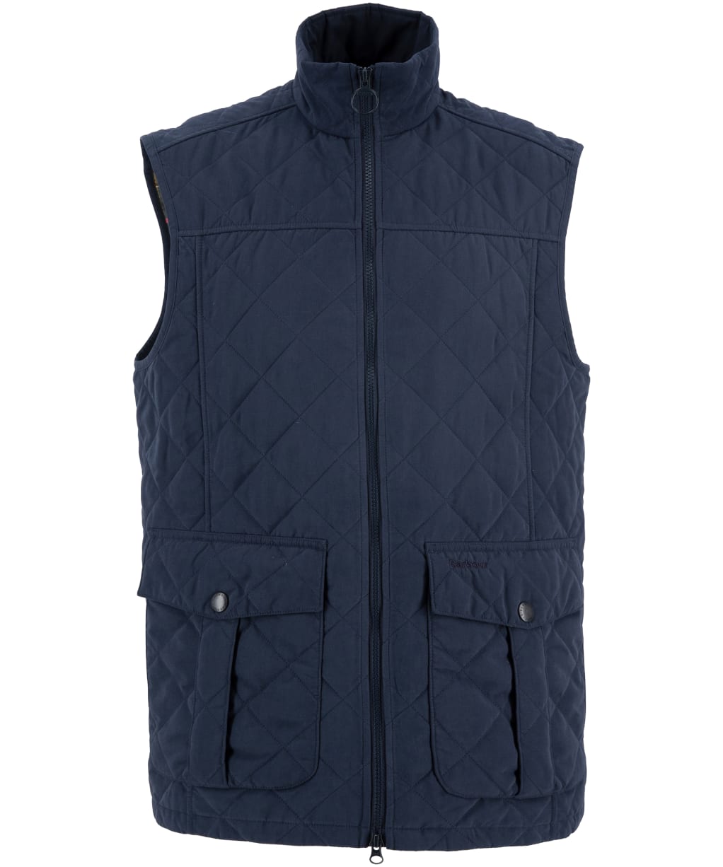Men's Barbour Sander Quilted Gilet - Navy