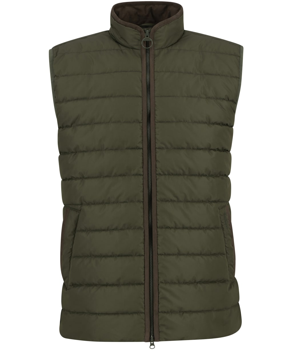 Men's Barbour Broughton Quilted Gilet - Deep Olive
