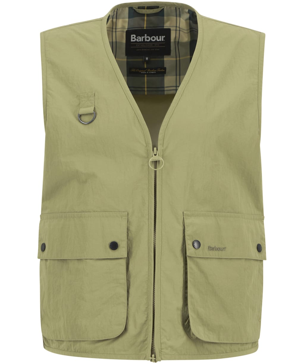 Men's Barbour Festival Gilet - Bleached Olive