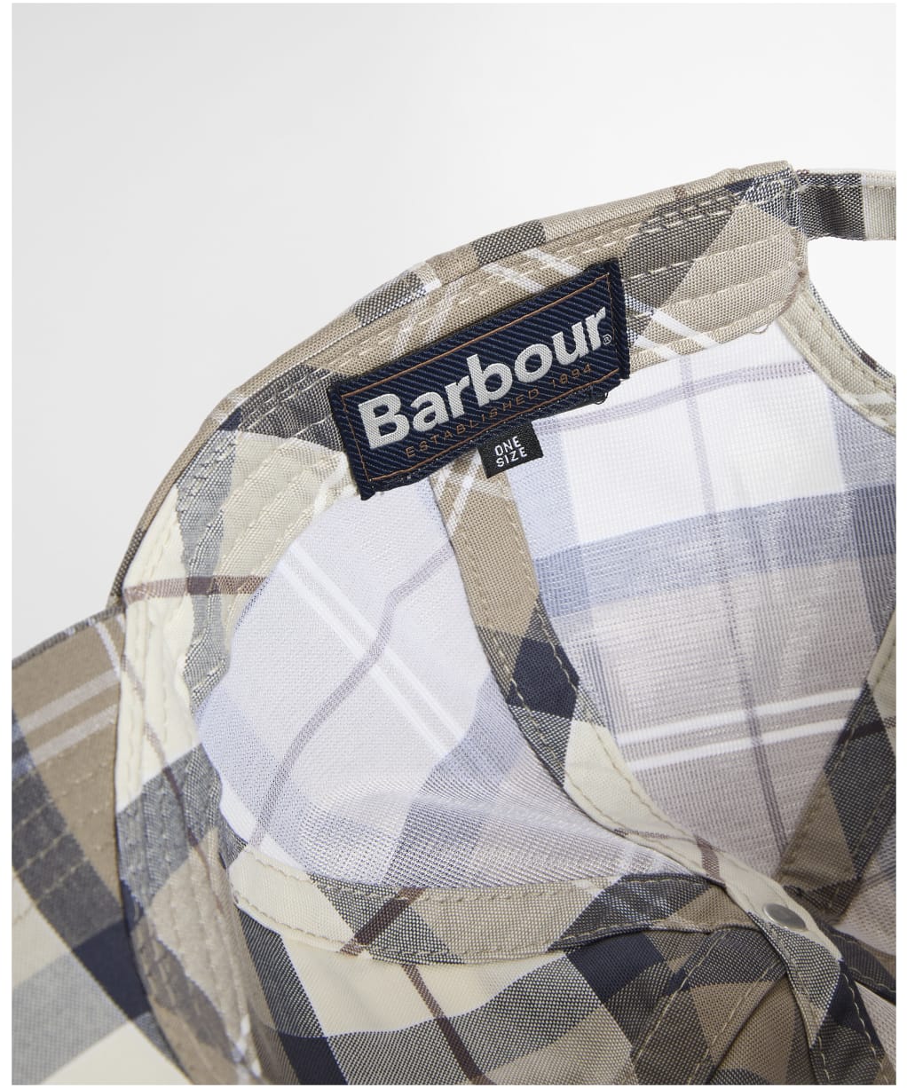 Men's Barbour Tartan Sports Cap - Oban Mist Tartan
