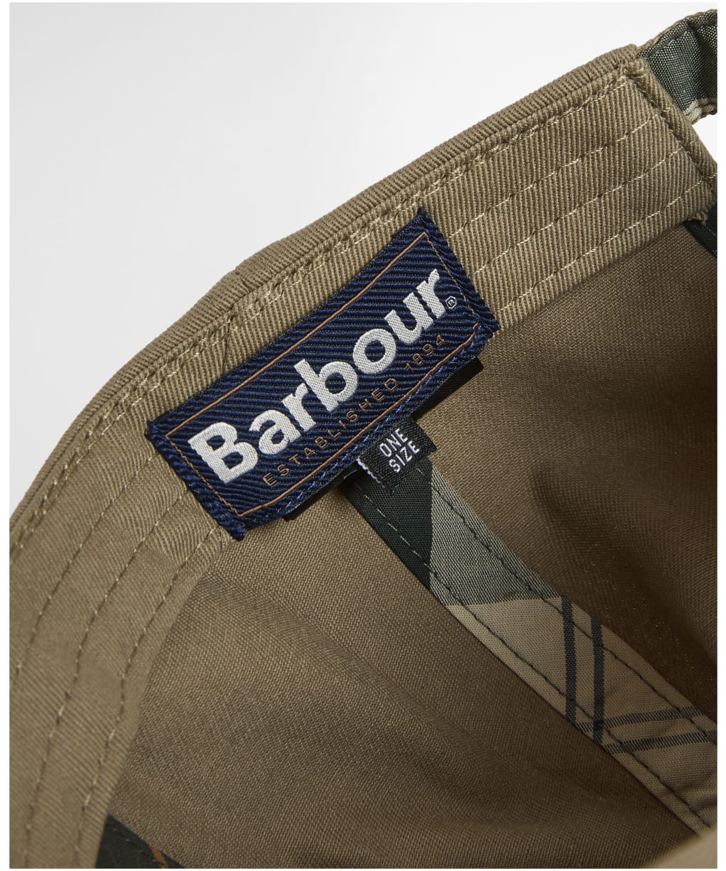 Men's Barbour Milburn Cap - Bleached Olive