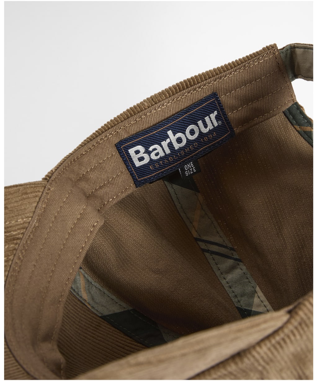 Men's Barbour Bayfield Cord Cap - Beige