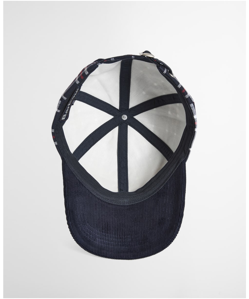 Men's Barbour Benson Cap - Navy / Red Check