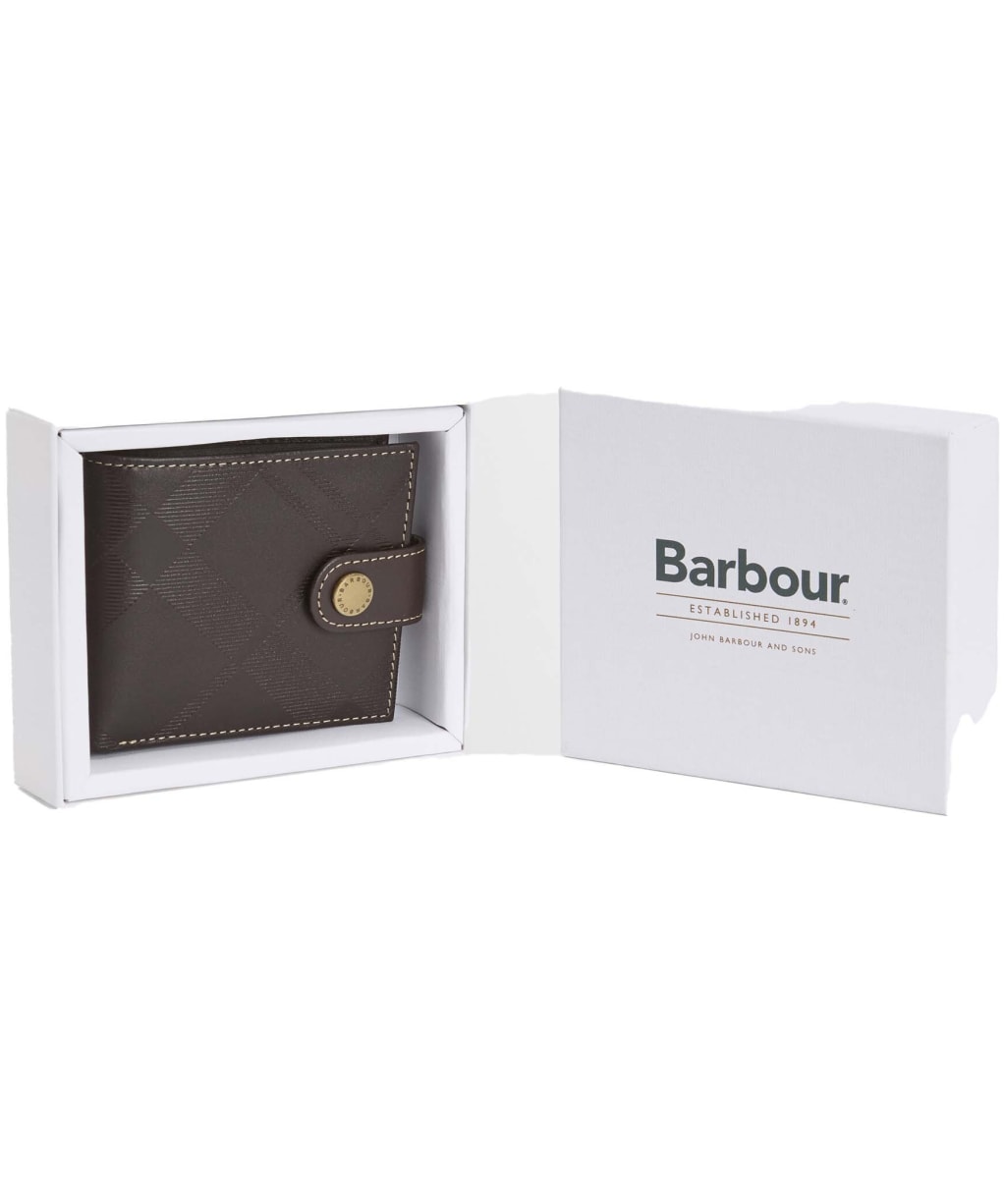 Men's Barbour Bamburgh Deboss Leather Wallet - Brown