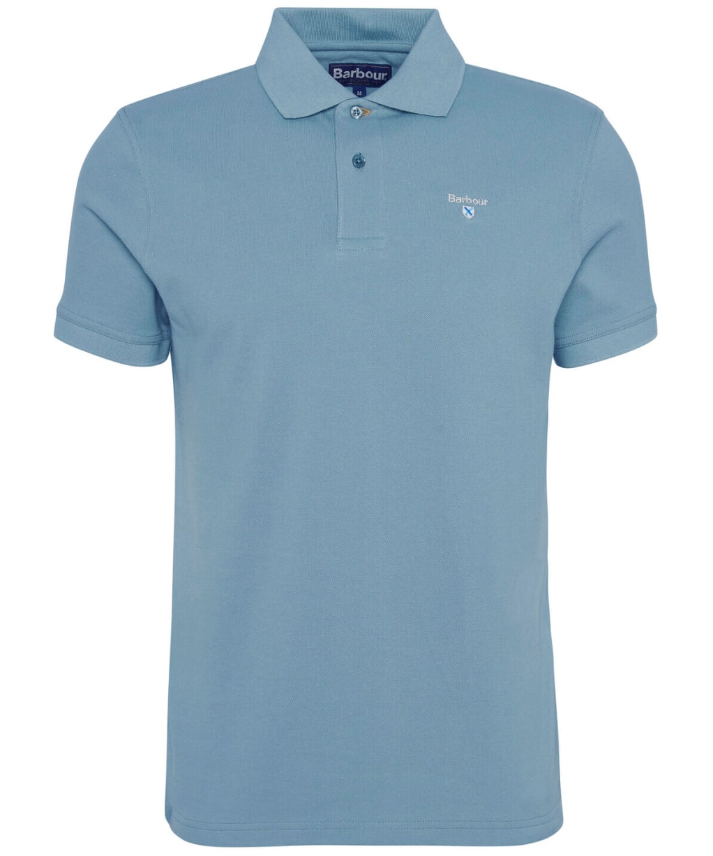Men's Barbour Sports Polo 215G - Lead