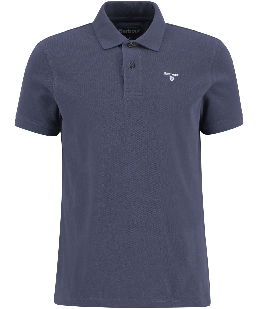 Men's Barbour Sports Polo 215G - Washed Navy