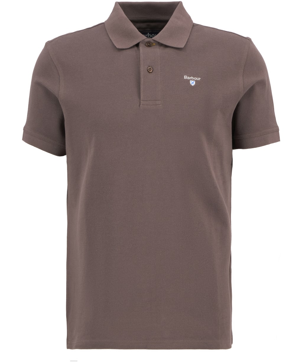 Men's Barbour Sports Polo 215G - Peppercorn