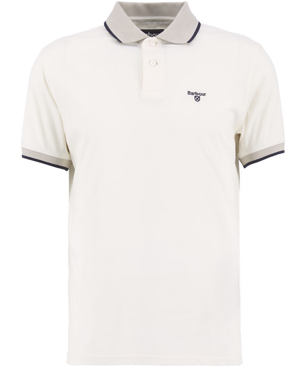Men's Barbour Cornsay Polo Shirt - Whisper White