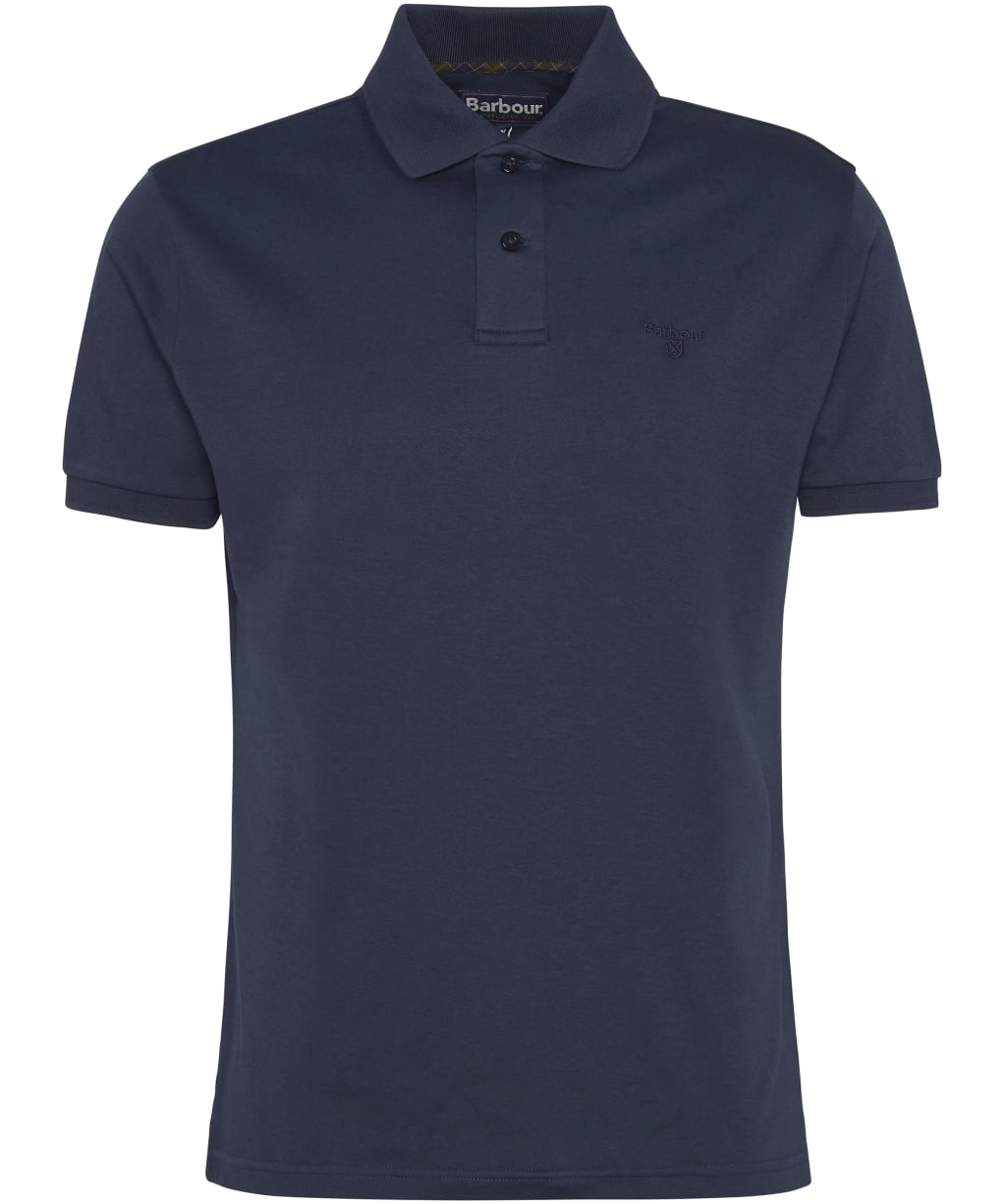 Men's Barbour Hylton Interlock Tailored Fit Polo Shirt - Navy