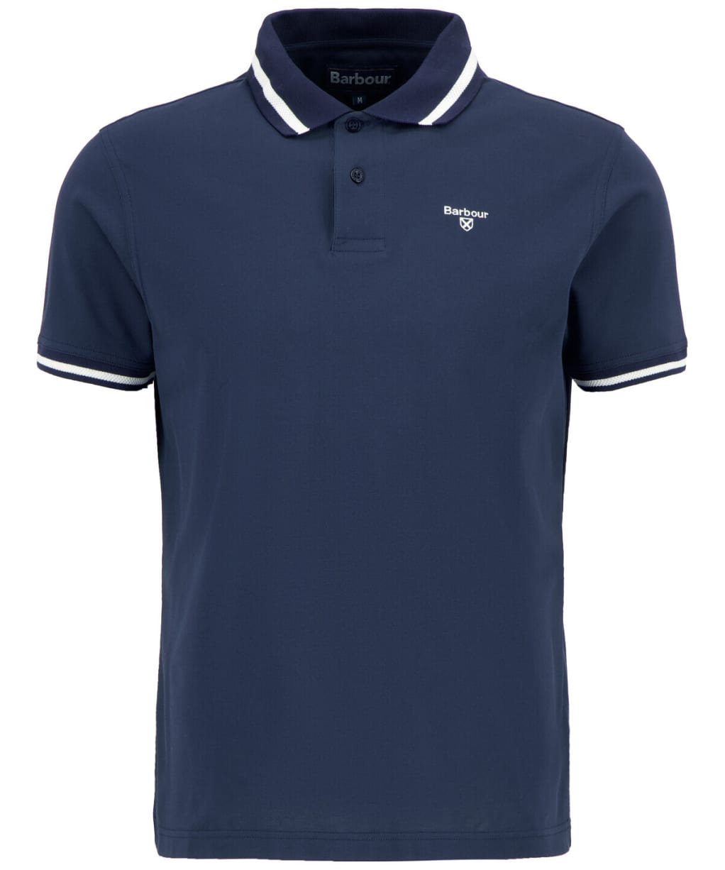 Men's Barbour Ferrybridge Lightweight Tailored Fit Polo Shirt - Navy