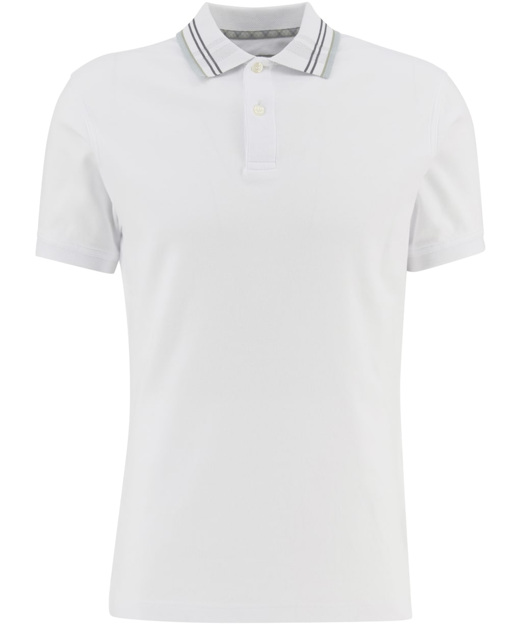 Men's Barbour Notter Tailored Fit Polo Shirt - White