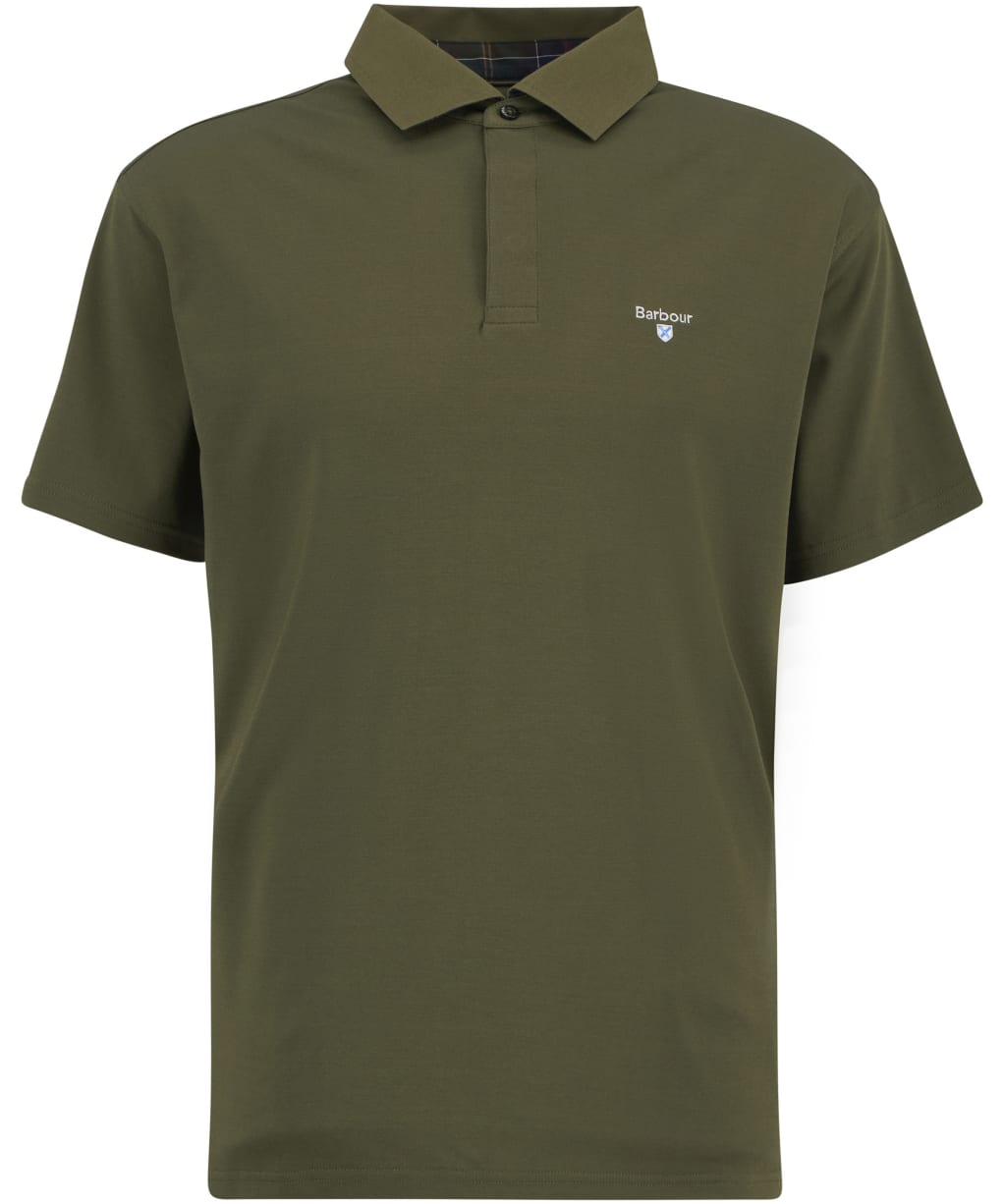 Men's Barbour Haswell Regular Fit Polo Shirt - Mid Olive