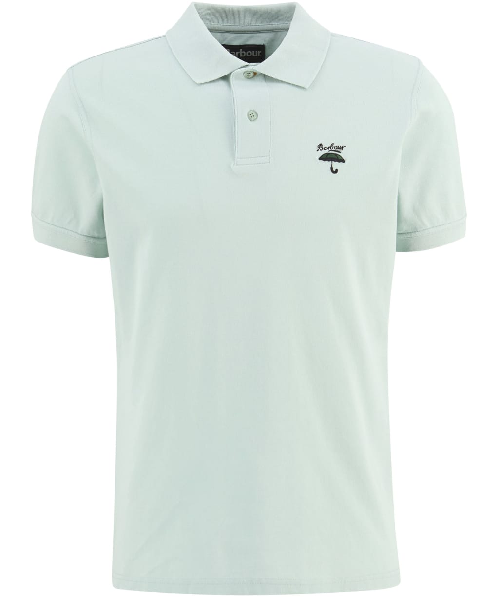 Men's Barbour Comebe Tailored Fit Polo Shirt - Mint Blue