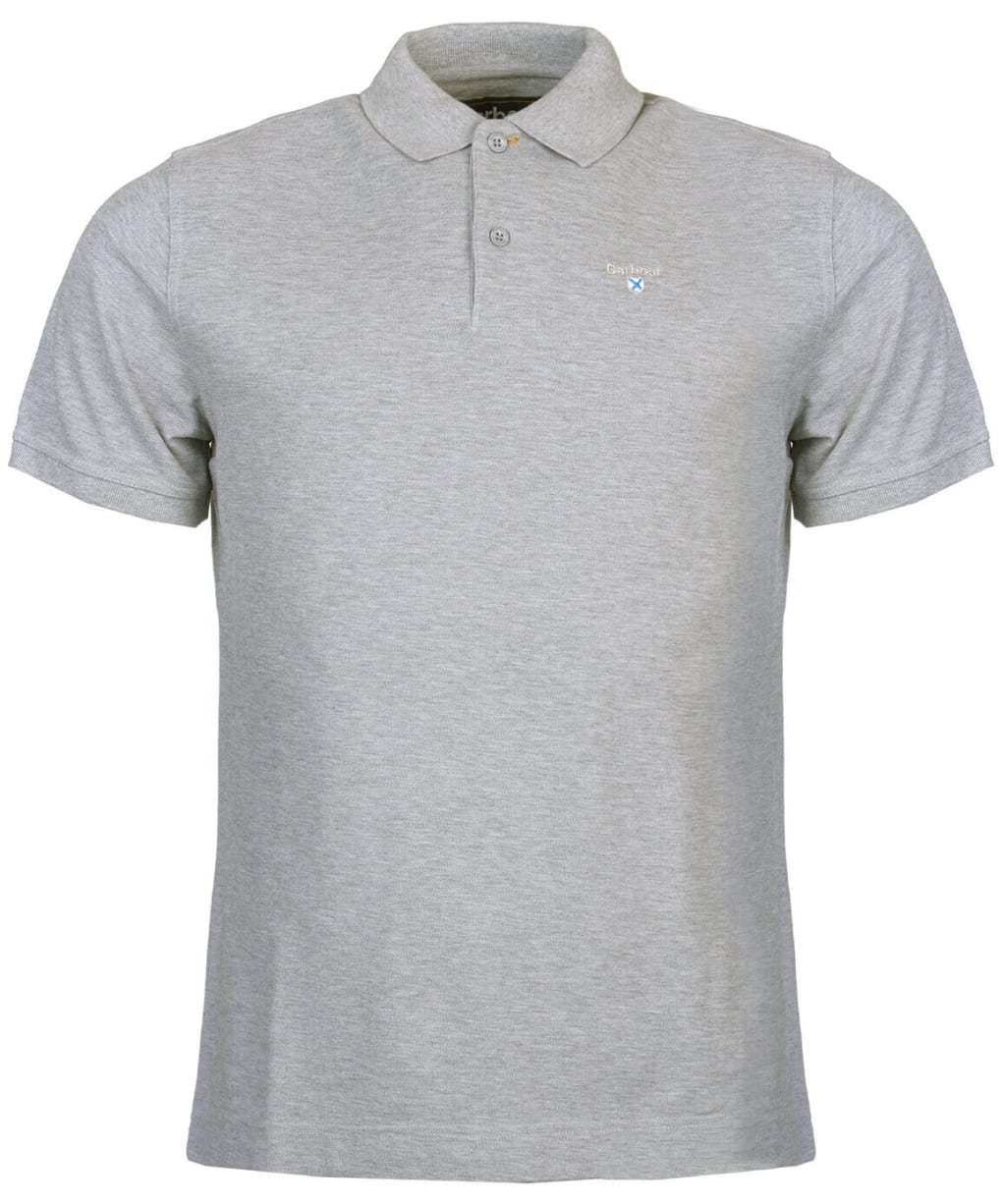 Men's Barbour Sports Polo 215G - Grey Marl
