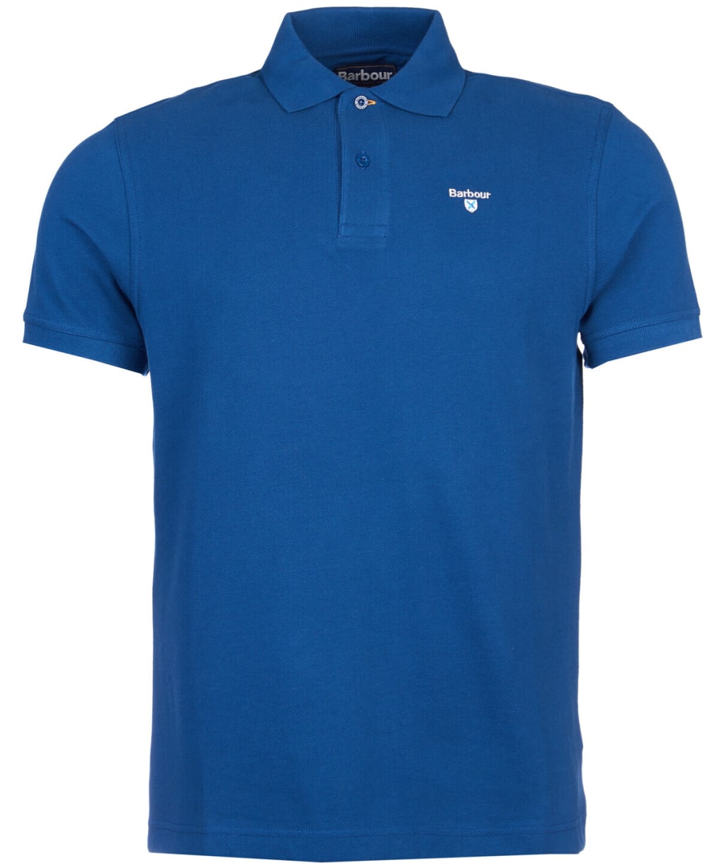 Men's Barbour Sports Polo 215G - Deep Blue