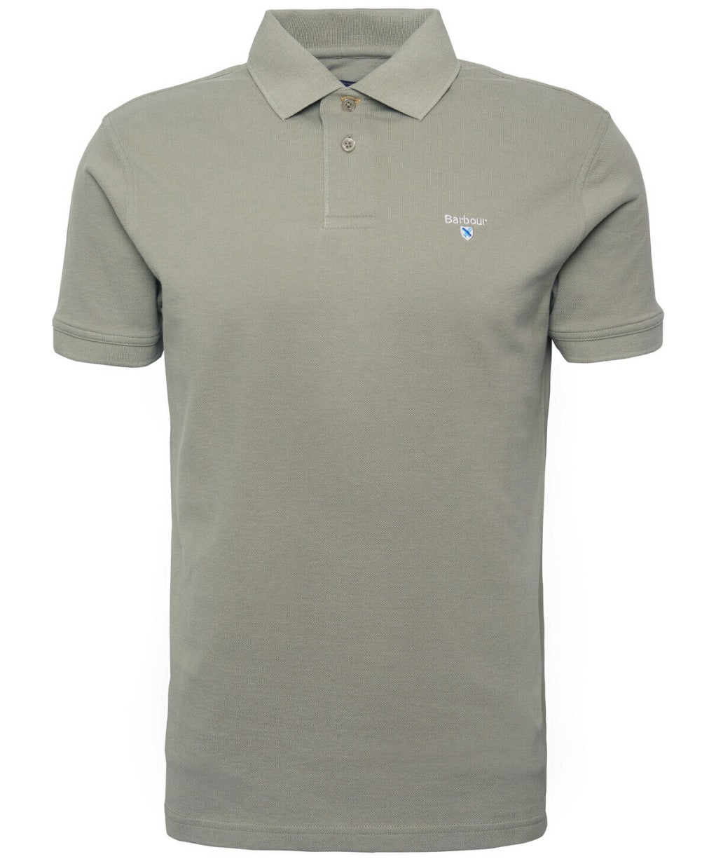 Men's Barbour Sports Polo 215G - Dusty Green