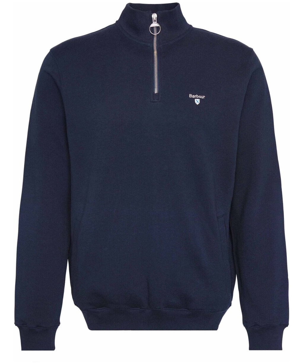 Men's Barbour Beckhill Half Zip Sweatshirt - Navy