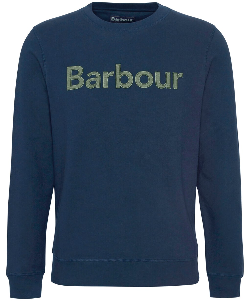 Men's Barbour Pique Applique Crew Sweatshirt - Navy