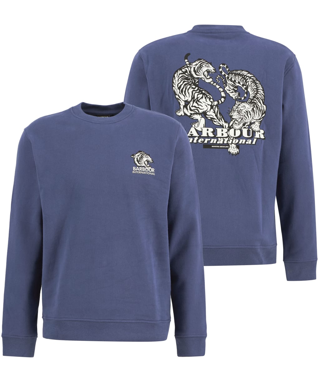 Men's Barbour International Talisman Graphic Sweatshirt - Oceana