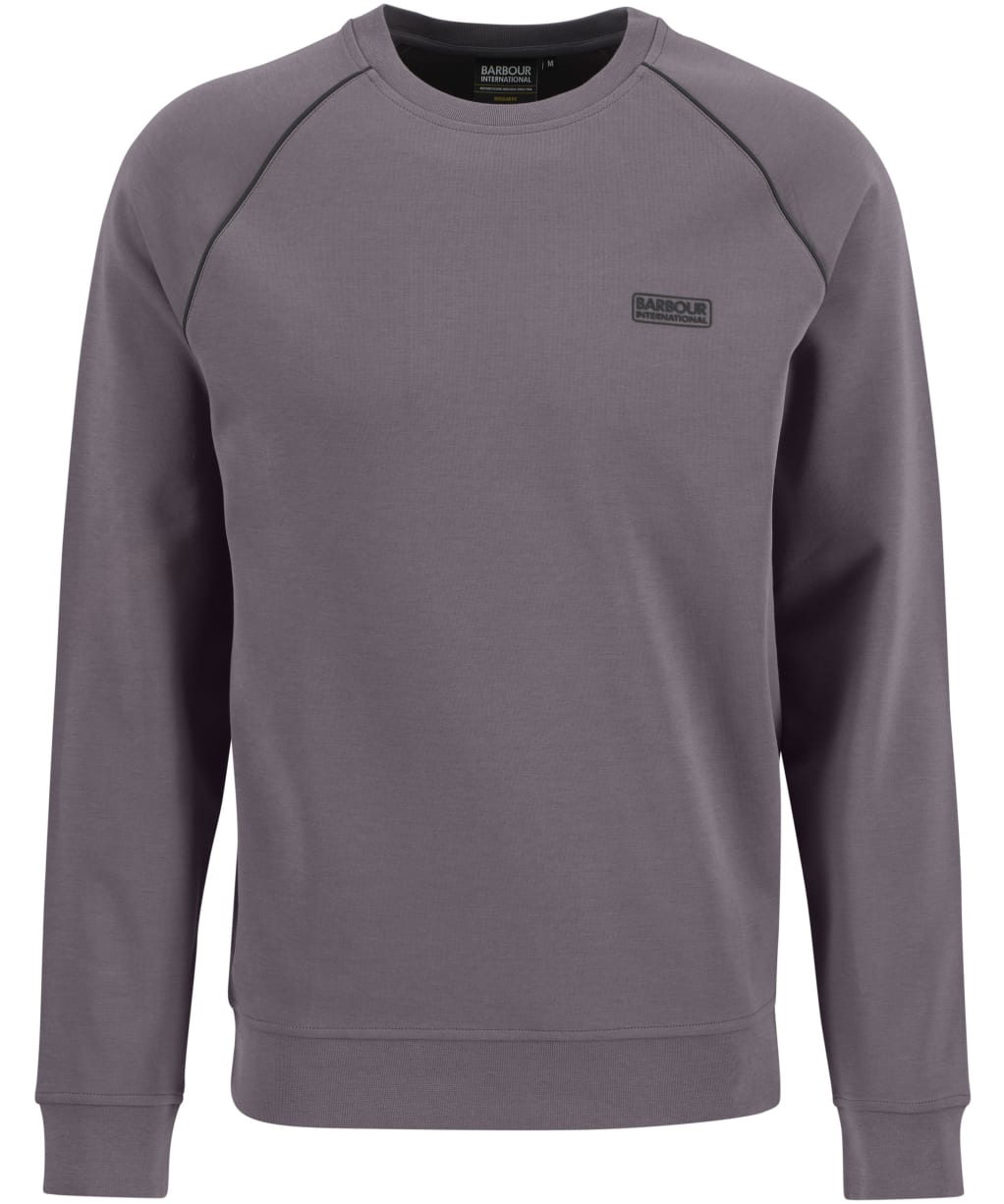 Men's Barbour International Markford Crew Sweatshirt - Aluminium