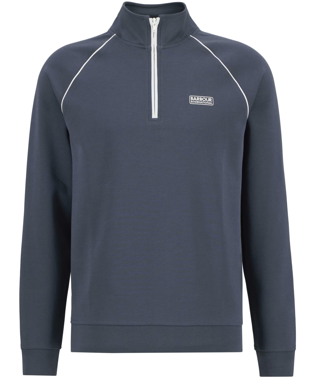 Men's Barbour International Markford Half Zip Sweatshirt - Storm Grey