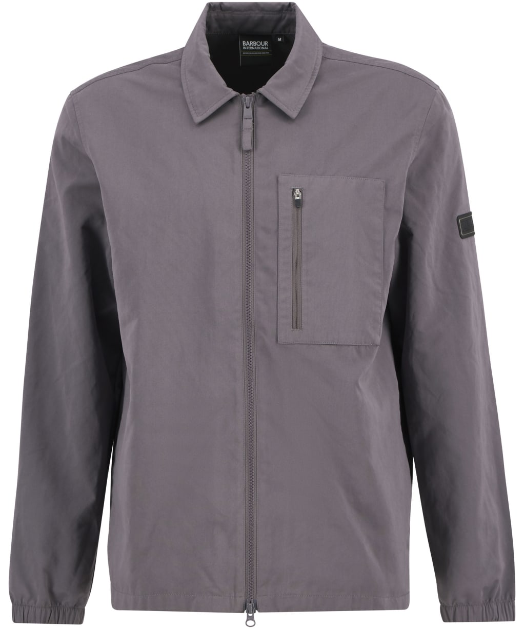 Men's Barbour International Coil Overshirt - Aluminium
