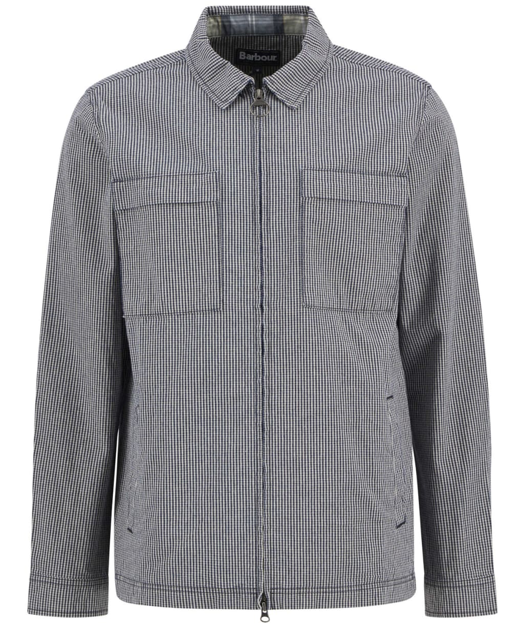 Men's Barbour Willowburn Gingham Overshirt - Navy