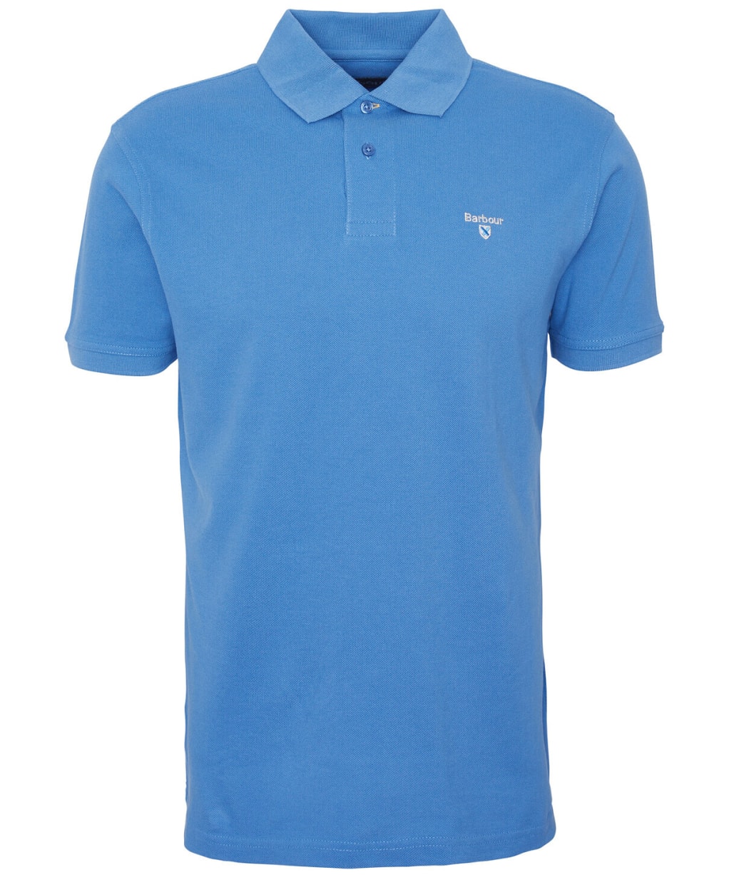 Men's Barbour Sports Polo 215G - Federal Blue