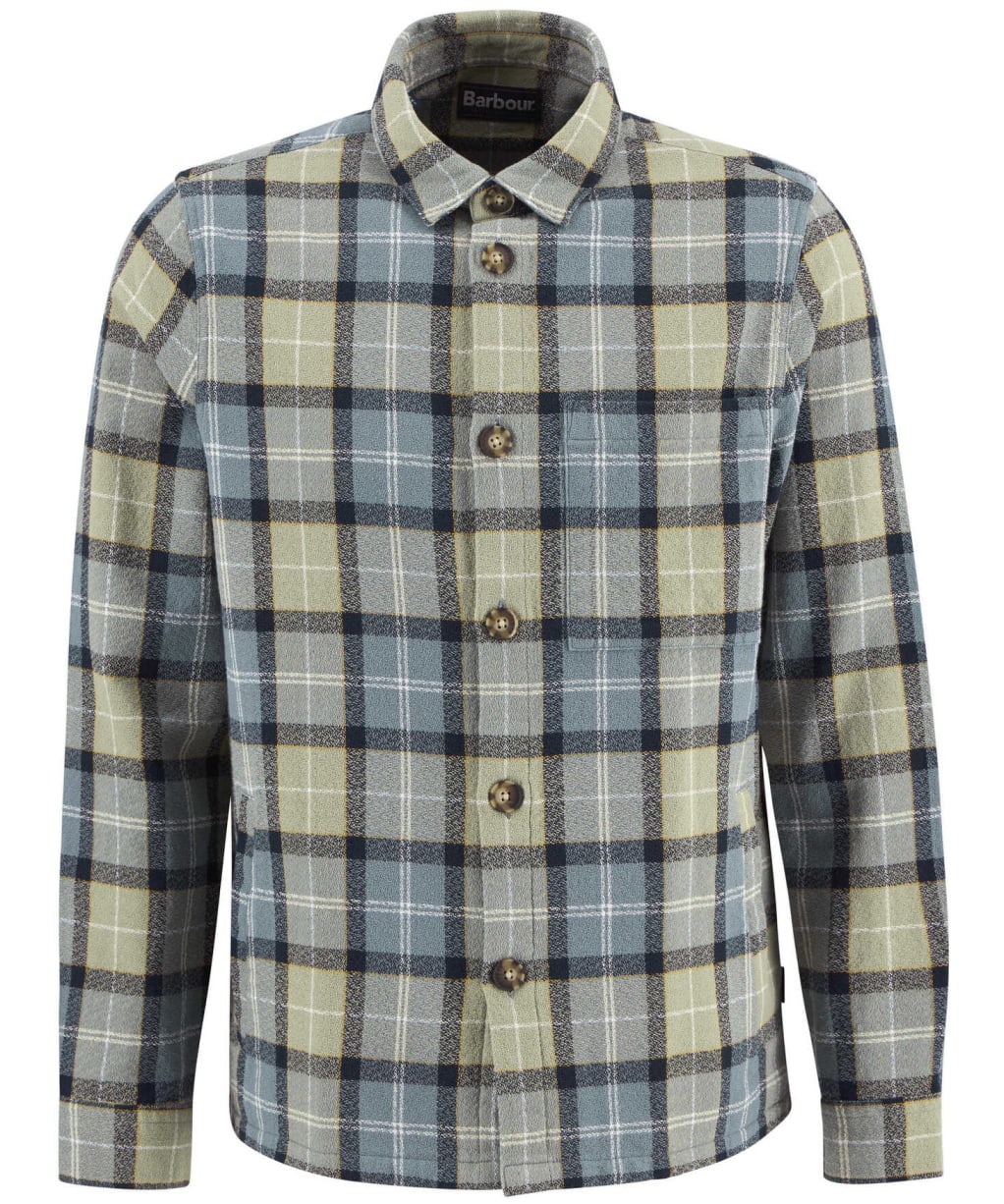 Men's Barbour Vennel Textured Tartan Overshirt - Highland Loch Tartan