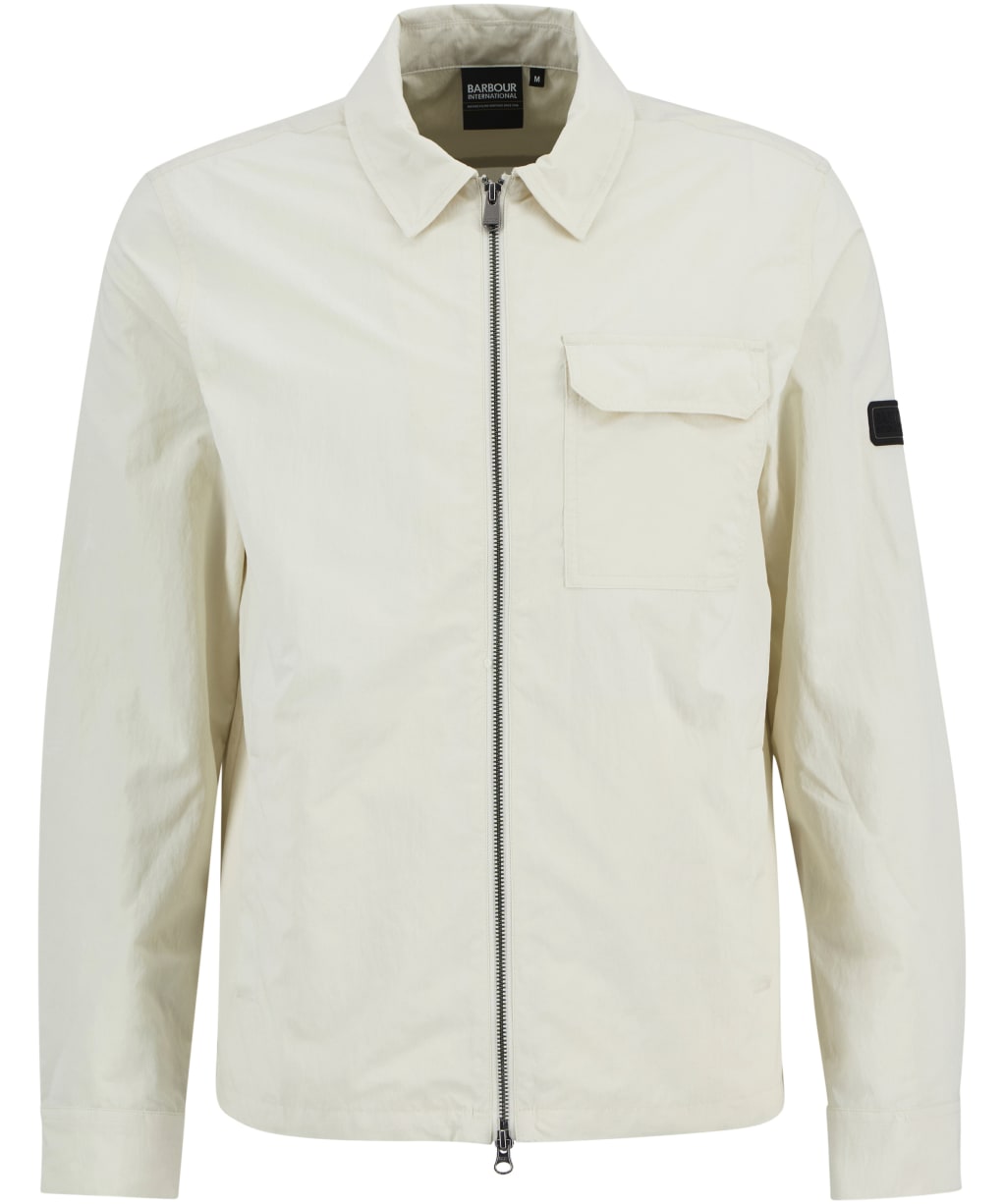 Men's Barbour International Warren Overshirt - Whisper White