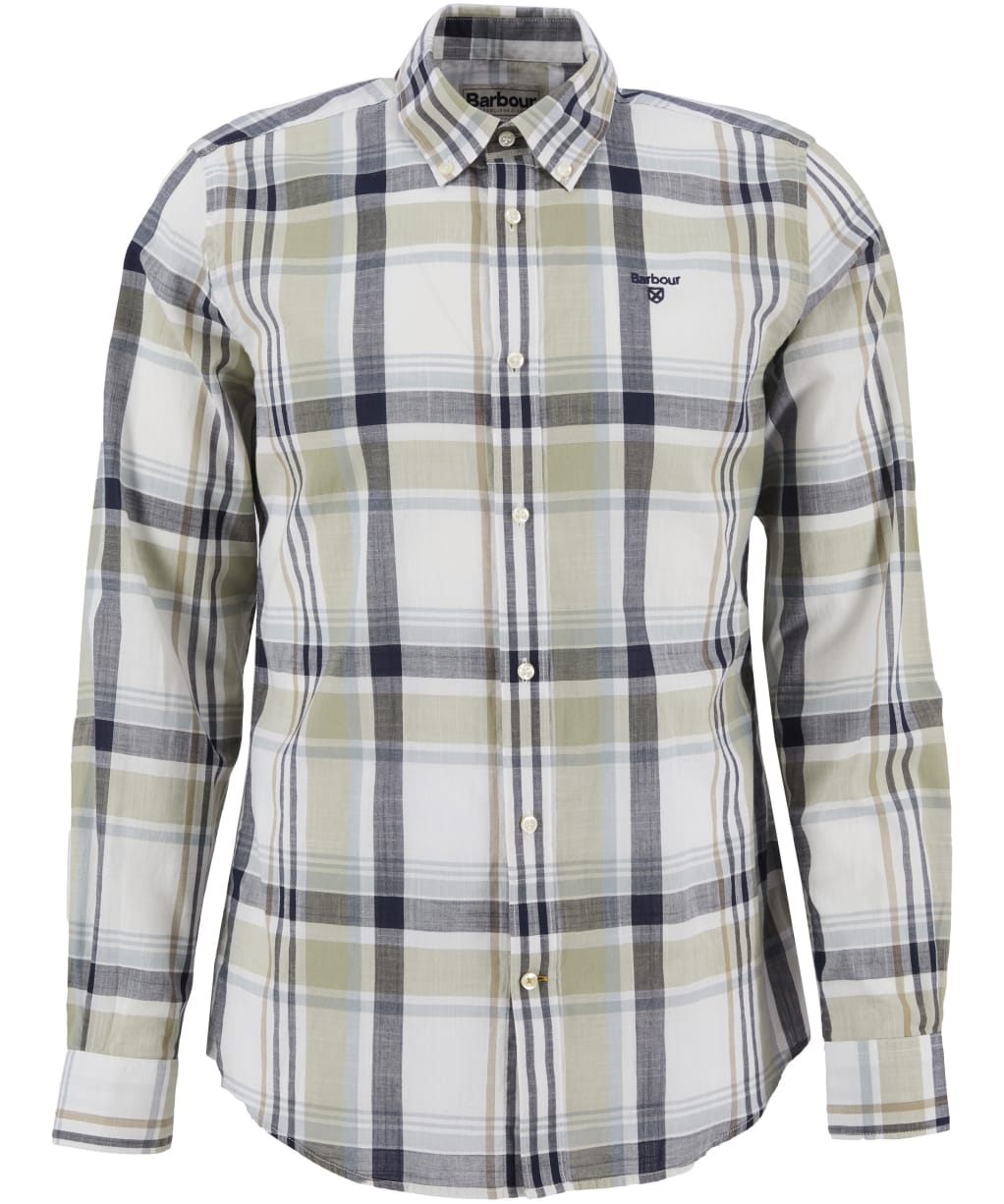Men's Barbour Kidd Tailored Shirt - Laurel Green