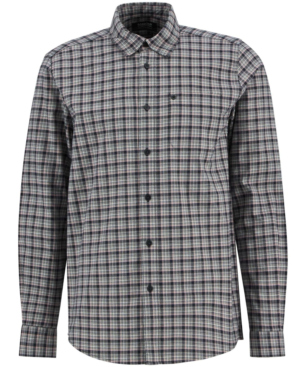 Men's Barbour International Peregrine Check Shirt - Woodrose