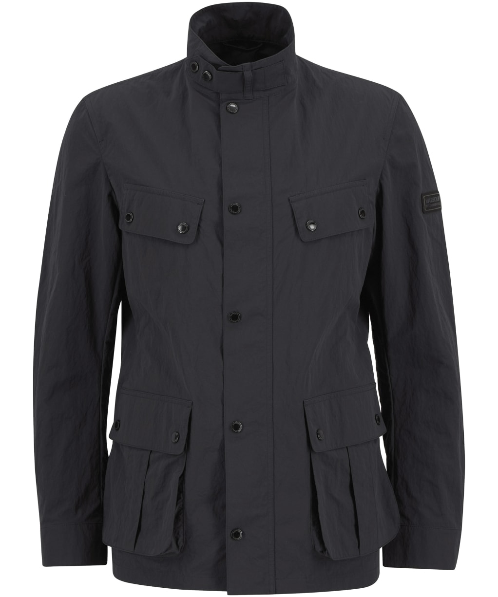Men's Barbour International Modern Showerproof Duke Jacket - Black