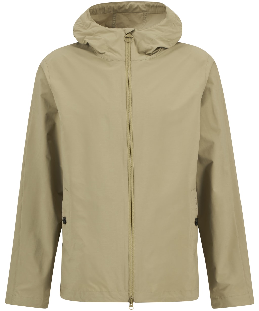 Men's Barbour Modern Rokig Hooded Showerproof Jacket - Washed Stone