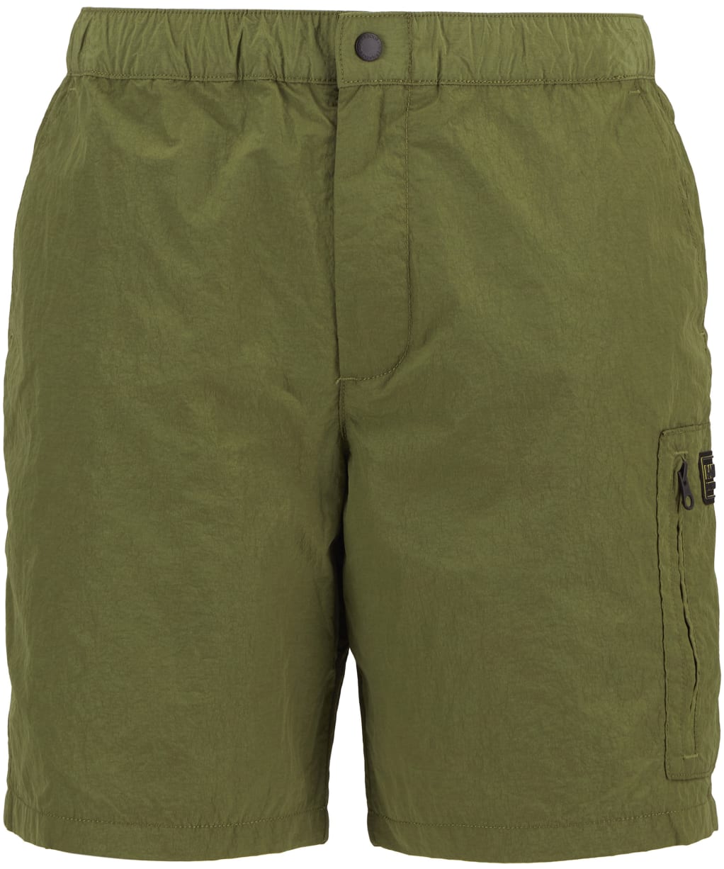 Men's Barbour International Inline Shorts - Cable Olive