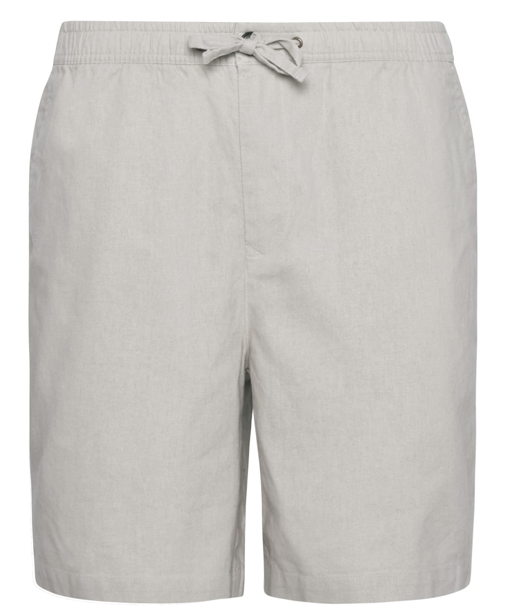 Men's Barbour Cotton Linen Relaxed Shorts - Mist